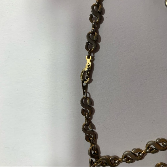 Vintage 14 KT GP Gold Plated Chain Necklace Infinity Figure 8 S Shape Links 24” - Picture 6 of 8
